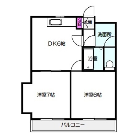 Eze京橋の物件間取画像